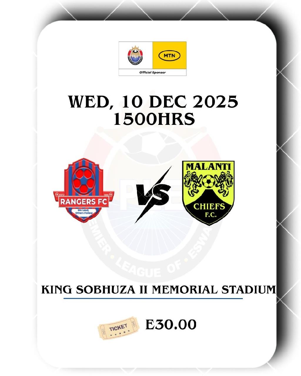 MTN PLE King Sobhuza Stadium 101225 Pic